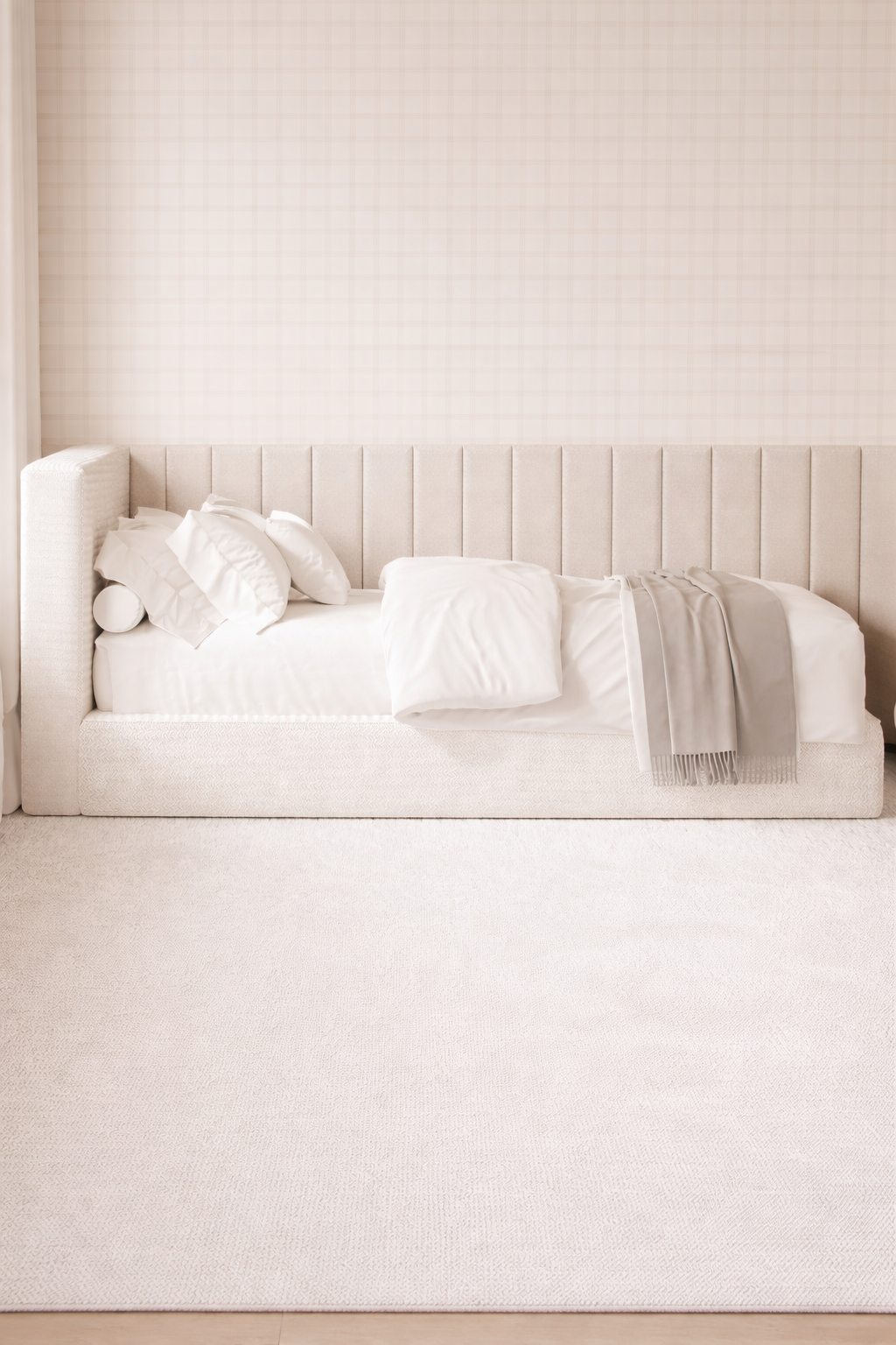Cama Individual con Cabecera